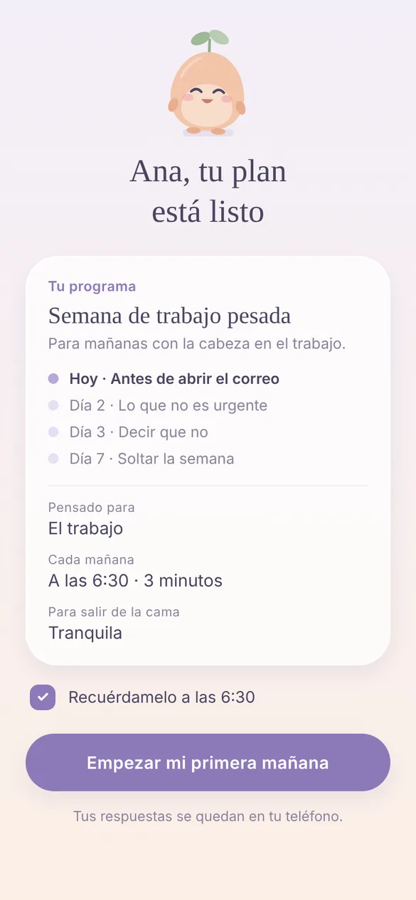 Tu plan
